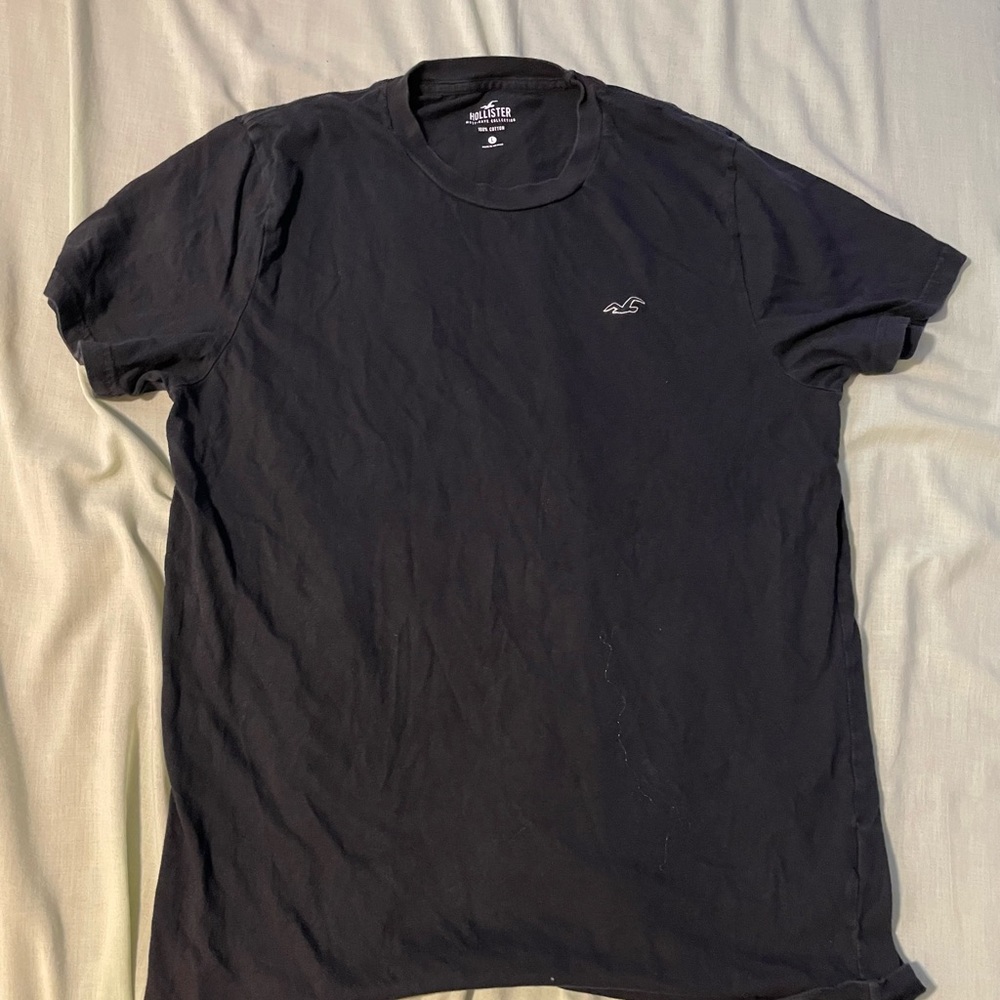 Holister black essentials tee